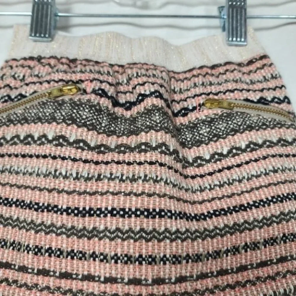 Genuine Kids From Oshkosh Striped Zipper Skirt 18M